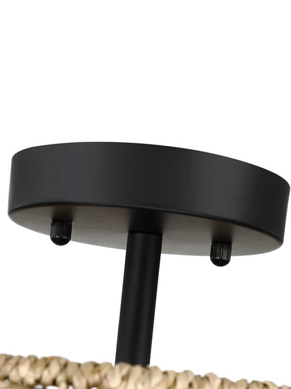 Bohemian Style 2-Light Semi Flush Mount Ceiling Light